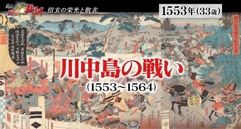 川中島の戦いで信繁を失った信玄